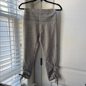 FP Movement Gray Tie Cropped Leggings